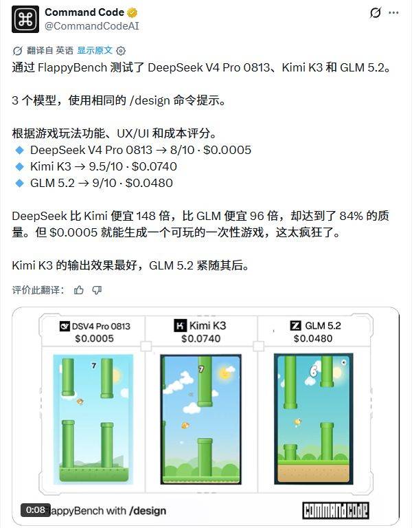 DeepSeek V4 Pro凌晨突然更新:性价比炸裂,但仍需打磨